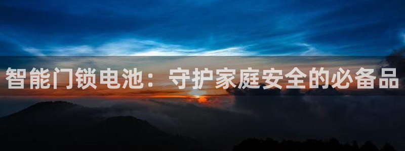 金年会.cc：智能门锁电池：守护家庭安全的必备品