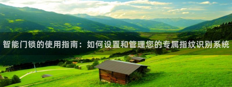 金年会金字招牌至上：智能门锁的使用指南：如何设置和管理您的专