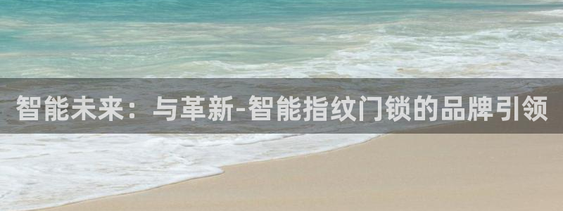 金年会VIP：智能未来：与革新-智能指纹门锁的品牌引领