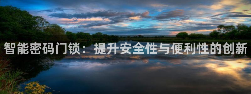 金年会体育平台官网：智能密码门锁：提升安全性与便利性的创新