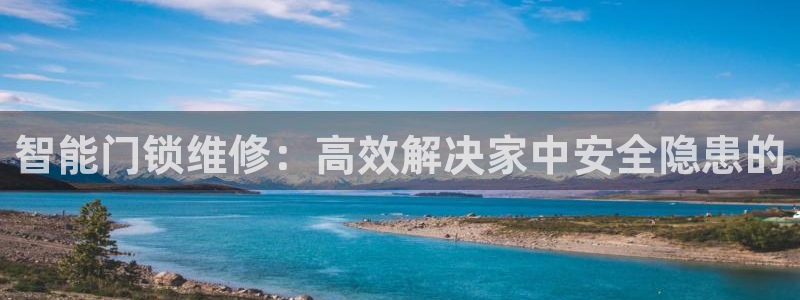 jinnian金年会：智能门锁维修：高效解决家中安全隐患的