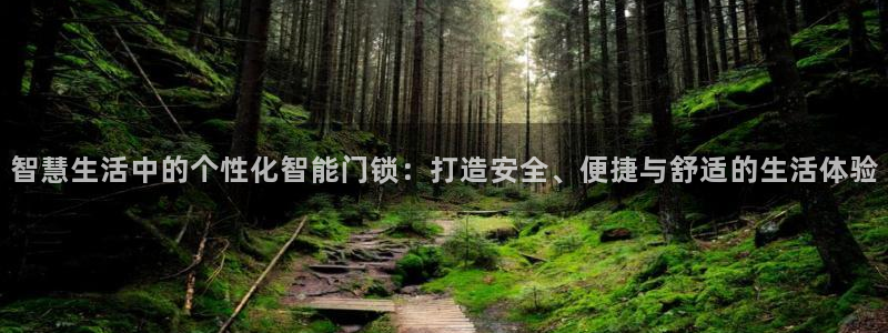 金年会黑网：智慧生活中的个性化智能门锁：打造安全、便捷与舒适