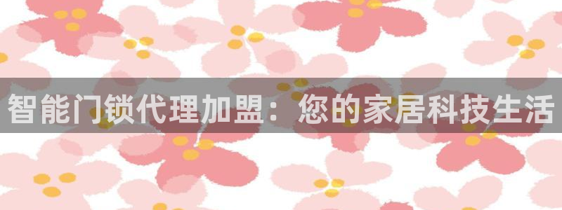 类似金年会：智能门锁代理加盟：您的家居科技生活