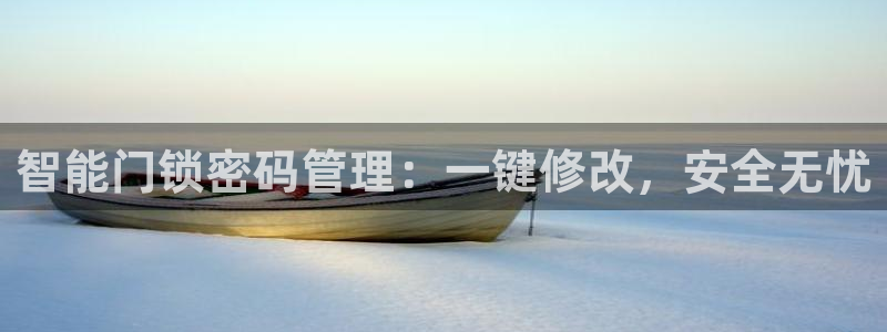 金年会提款慢：智能门锁密码管理：一键修改，安全无忧