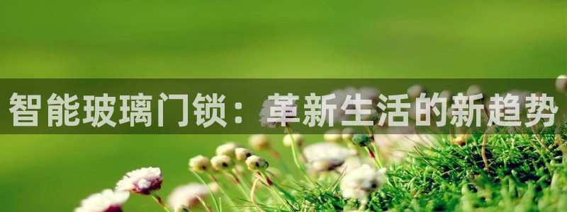 金年会体育官网：智能玻璃门锁：革新生活的新趋势