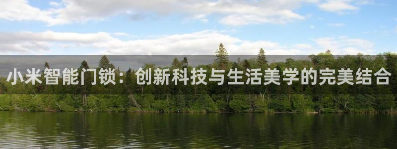 金年会登录：小米智能门锁：创新科技与生活美学的完美结合