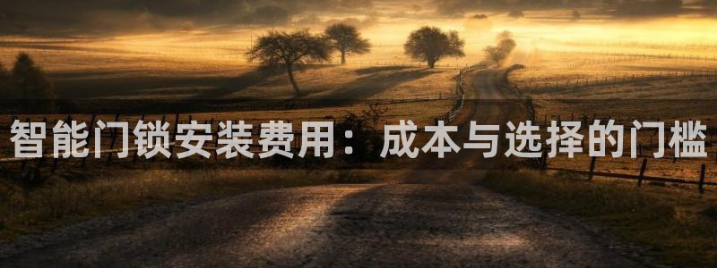 金年会官方客服：智能门锁安装费用：成本与选择的门槛